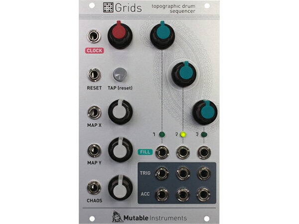 Mutable Instruments Grids ◆【モジュラーシンセ】 ◆【送料無料】【シンセサ...:gakkiwatanabe:10043983