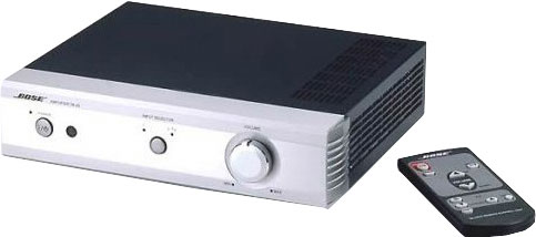 BOSE　TA-55 小型ステレオアンプ リモコン 付き パワーアンプ コンパクト スピーカー 別売 ボーズ テレビアンプ 家庭用アンプ テレビ の音を迫力あるサウンドに ステレオアンプ 2入力1出力 シンプル 使いやすい テレビ専用ステレオアンプ