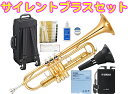 YAMAHA ( ヤマハ ) 送料無料 YTR-4335G2 ゴールドブラス トランペット サイレントブラス 新品 日本製 初心者 管楽器 本体 ミュート セット B♭ 【 YTR-4335GII SB7X 】