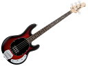 Sterling by Musicman RAY4(RRBS)【スティングレイ ベース S.U.Bシリーズ byミュージックマン】 NEWカラー Ruby Red Burst Satin