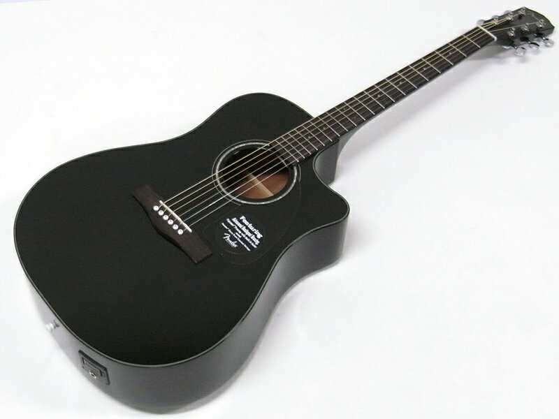 Fender Acoustic ( フェンダー アコースティック ) CD-60CE V2 (BLK) 【新品アウトレット 数量限定】【エレアコ アコースティックギター 】【勝負価格！ 】この価格でフェンダー エレアコ！ハードケースも付いています。