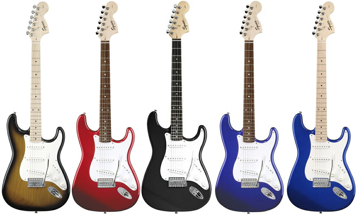 SQUIER ( スクワイヤー ) Affinity Strat【by フェンダー ストラトキャスター エレキギター 入門 にもおすすめ 】【6大プレゼント付き 】