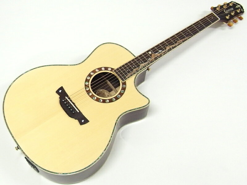 CRAFTER ( クラフター ) ML-ROSE PLUS【新品 数量限定特価品 】　【エレアコ 豪華な装飾 アコースティックギター 】【バーゲン特価 】定価はそのままでボディバックが単板になりました。