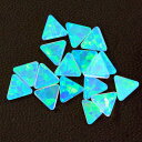 オパール 三角 Mint 4mm 1個 トライアングル ミント 耐熱ガラス用 ガラスオパール 人口オパール opal アメリカ製