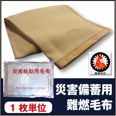 【1枚単位】　災害救助用毛布　災害備蓄用毛布　難燃毛布（防炎毛布タイプ）　災害用真空パック…...:galette-des-rois:10000181