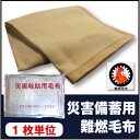 【1枚単位】 災害救助用毛布 災害備蓄用毛布 難燃毛布(防炎...