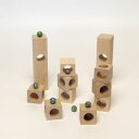 HABA/ハバ社 組立てクーゲルバーン部品 穴あき積木セット