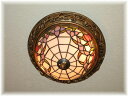 ●超激安販売●ガラス工芸品・新品・ステンドグラス天井照明【アンティーク/シャンデリア/LED/ 照明 /げきやす】シャンデリア/ペンダントライト/シーリングライト/照明/LED電球/おしゃれ/アンティーク/照明器具/LED/玄関/アジアン/激安/フロアライト/もてる/モテる