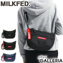 【楽天カードで17倍】 ミルクフェド ショルダーバッグ MILKFED. バッグ 斜めがけ ラウンド ROUND SHOULDER BAG レディース ボックスロゴ 03195062