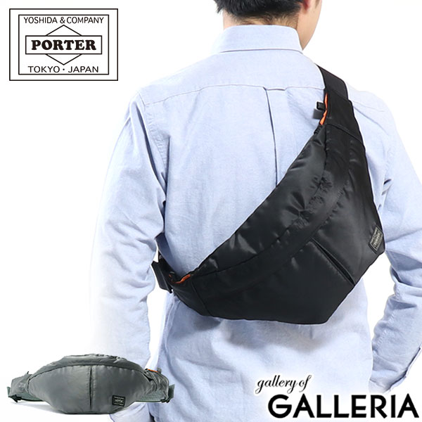 ポーター タンカー ウエストバッグ(L) 622-76628 ボディバッグ 吉田カバン PORTER TANKER WAIST BAG（L） メンズ レディース かっこいい ブランド 50代 軽い 軽量 小さめ 斜めがけ ナイロン ショルダー 日本製