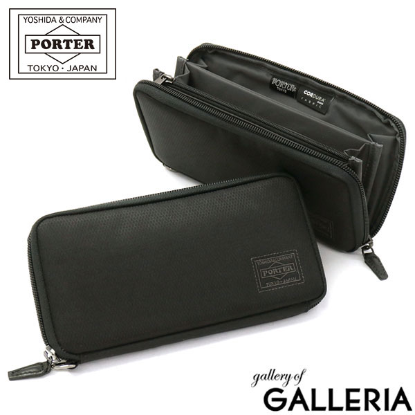 吉田カバン ポーター 財布 ディル PORTER DILL ラウンドファスナー 長財布 WALLET 小銭入れあり メンズ レディース ビジカジ 日本製 653-09111