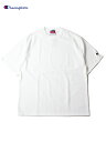 【即納】Champion(チャンピオン) / ヘリテージジャージーTシャツ US規格 へヴィーウェイト 7オンス 白 ホワイト ビッグT T2102 7oz Heritage Jersey Tee-shirt white