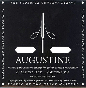 AUGUSTINE(オーガスチン) 「BLACK 4弦単品×3本セット」 定番クラシックギ…...:gandg-o:10007860