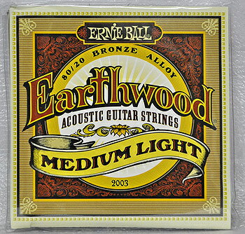 ERNIE BALL 【アーニーボール】 「2003×11セット」アコースティックギター弦Earthwood 80/20BRONZEシリーズ【送料無料】