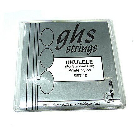 ghs strings(ガス) 「10 Clear Nylon×1セット」 ウクレレ弦/S…...:gandg-o:10008825