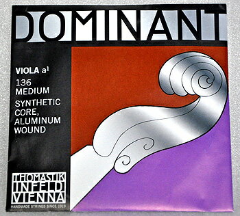 Thomastik INFELD DOMINANT ビオラ弦【A線】 A136 ナイロン/アルミ巻×...:gandg-o:10004774