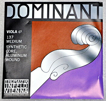 Thomastik INFELD DOMINANT ビオラ弦【D線】 D137 ナイロン/アルミ巻×...:gandg-o:10004775