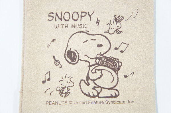 SNOOPY WITH MUSIC「SCLOTH-HR:スヌーピーとホルン柄」 エグゼクテ…...:gandg-o:10014796