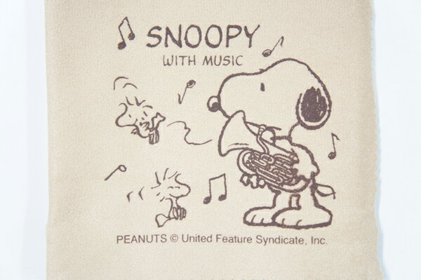 SNOOPY WITH MUSIC「SCLOTH-EP:スヌーピーとユーフォニアム柄」 エ…...:gandg-o:10014797