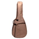 可愛い おしゃれな アコースティックギター ソフトケース GID GCU-D BRN BROWN アコギ フォーク クラシックギター用 リュックタイプ ギターバッグ ブラウン:-p2