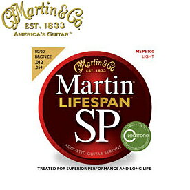 MARTIN(マーチン弦) 「MSP6100×1セット」ライト・ゲージ　 SP Lifes…...:gandg-o:10008701