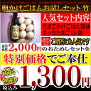 たまごかけごはんお試しセット〈竹〉（たまごLサイズ．割れ保証2個含む）【送料無料】【壱の市】 10P123Aug12