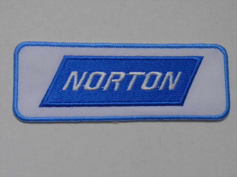 NORTON　エンブレムワッペン　アオ／シロ　（251205）
