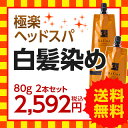 ●白髪染め レフィーネ ヘッドスパ トリートメントカラー(お試しサイズ80g・ダークブラウン)2本セット