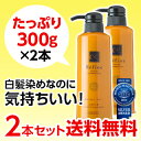 ≪送料無料≫白髪染め レフィーネ ヘッドスパ トリートメントカラー（スターターセット）300g　2本セットまとめてもっとお得に♪