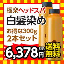 ≪送料無料≫白髪染め レフィーネ ヘッドスパ トリートメントカラーレフィル300g　2本セット