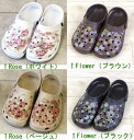Flower Print Sandals ガーデンサンダル【MR2325〜】