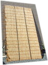 ハイグレードよしず8尺×6尺（高さ240cm×幅180cm）　たてす黒竹支柱・黄縄・山東産太葦を使用したよしずです。
