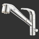*三栄水栓*K87680BTJV シングル浄水器付ワンホールスプレー分岐混合栓 一般地用
