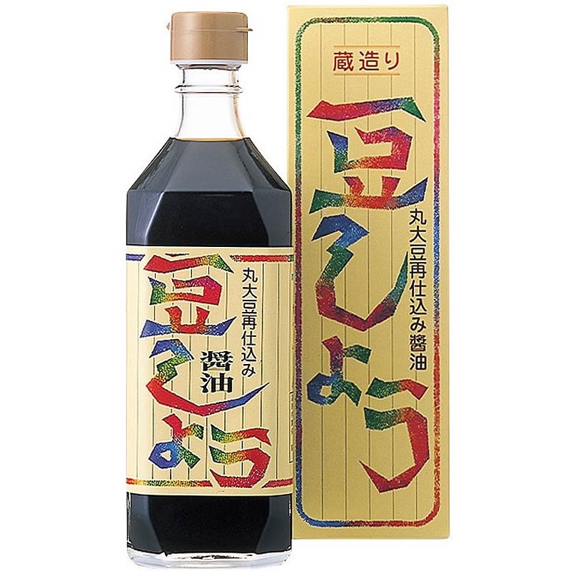 豆しょう〈再仕込醤油〉　ヤマヒサ　500ml [10177]