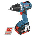 【送料無料】ボッシュ バッテリードライバードリル GSR 18V-EC (4.0Ah・2.0Ahバッテリー各1個、充電器、キャリングケースL-BOXX136付)
