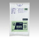 ジャパックス メタロセン配合ポリ袋エコ45L半透10枚 TM49【メール便不可】