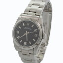 ロレックス オイスターパーペチュアル 77080 ボーイズ 黒文字盤 D番 腕時計 ROLEX【新着】【オススメ】【中古】