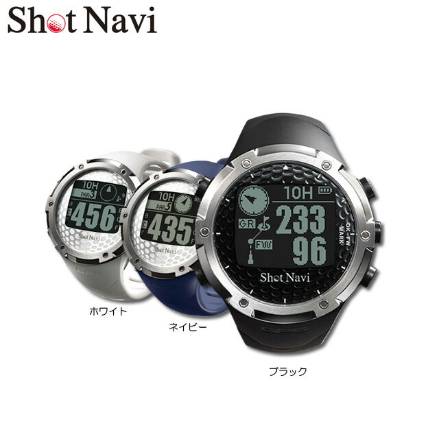 【送料無料】Shot Navi ショットナビ W1-FW 腕時計型 GPSゴルフナビの画像