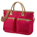 【訳あり 新品】カジュアルPCバッグ(15.6型ワイドまで対応・トートバッグ・レッド) BAG-CA9R2 サンワサプライ ※箱にキズ、汚れあり
