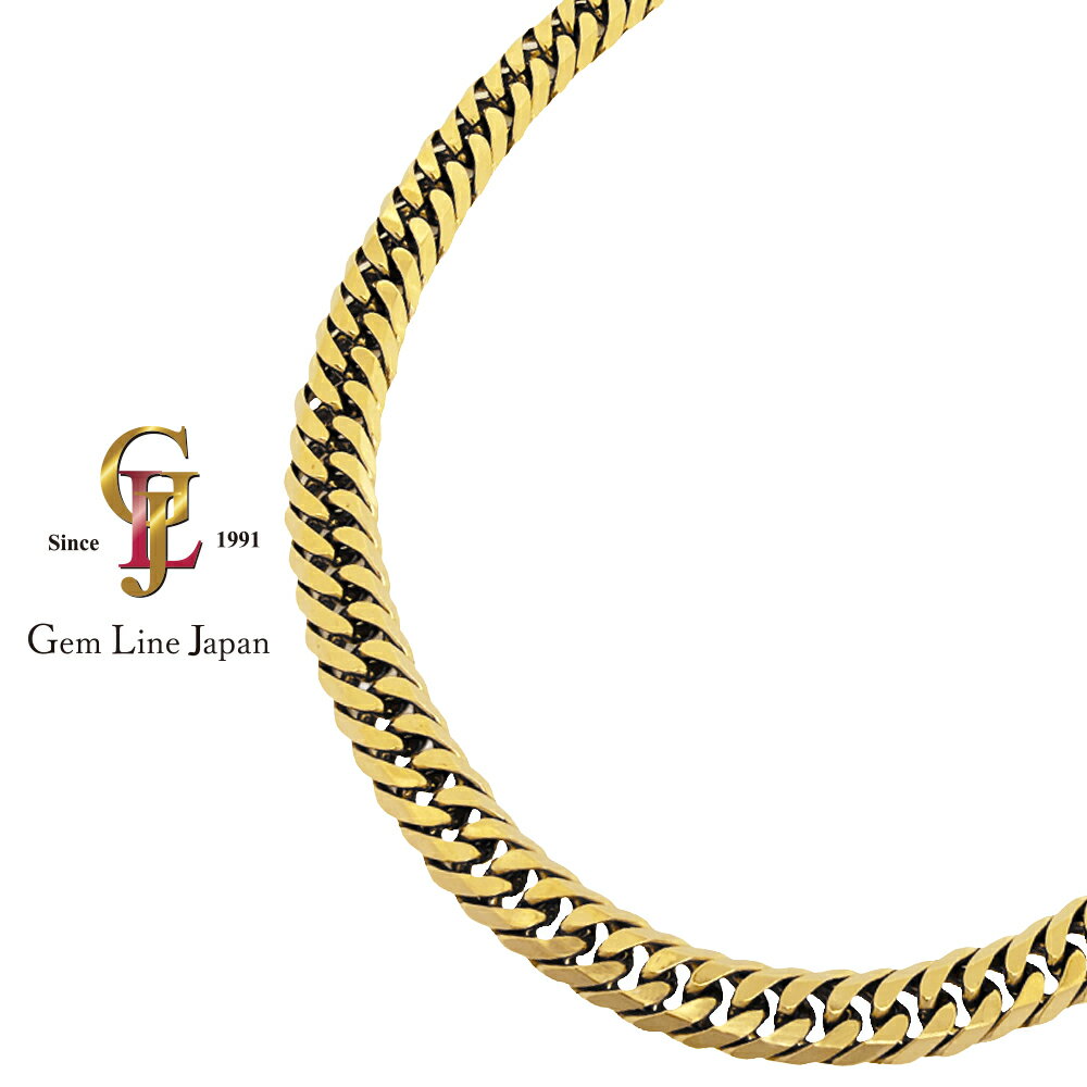 【中古】K18 6面ダブル 喜平 ネックレス 154.80g 50cm