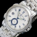 未使用品 ユリスナルダン デュアルタイム42mm 243-55-7/91 ステンレススチール製 GMT機能 自動巻メンズ腕時計【中古】