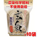 令和元年産の新米【無農薬の発芽玄米】玄氣1.5kg×10袋（15kg真空パック）白米モード炊