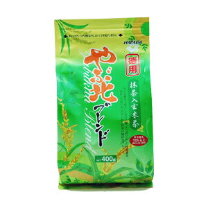 ハラダ製茶 やぶ北ブレンド抹茶入玄米茶（400g)6本セット