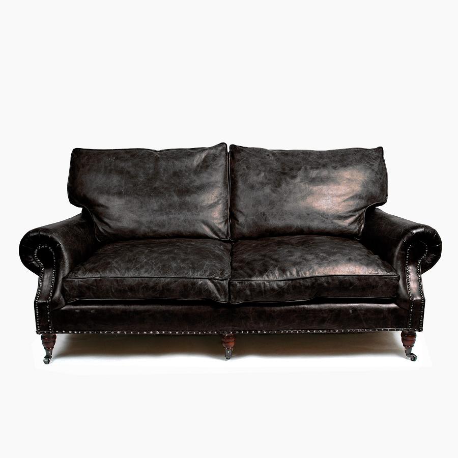 《HALO》ヴィンテージレザーソファ Balmoral 2P (Vintage Leather Sofa)【送料無料】 【アンティーク】【ビンテージ】【アニリンレザー】【チェスターフィールド（chesterfield）】 【受注生産対応品：2〜3ヶ月】