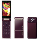 【中古】【安心保証】 SoftBank 923SH ワインレッド