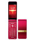 【中古】【安心保証】 docomo Fー05G レッド