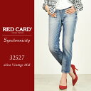 レッドカード RED CARD Synchronicity シンクロニシティ ボーイフレンド クロップドデニムパンツ 32527 REDCARD レディース デニムパンツ