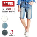 SALEセール【10%OFF/送料無料】EDWIN エドウィン デニムハーフパンツ