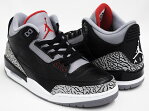 NIKE AIR JORDAN 3 RETRO【ナイキ エア ジョーダン 3 レトロ】BLACK / VARSITY RED - CEMENT GREY