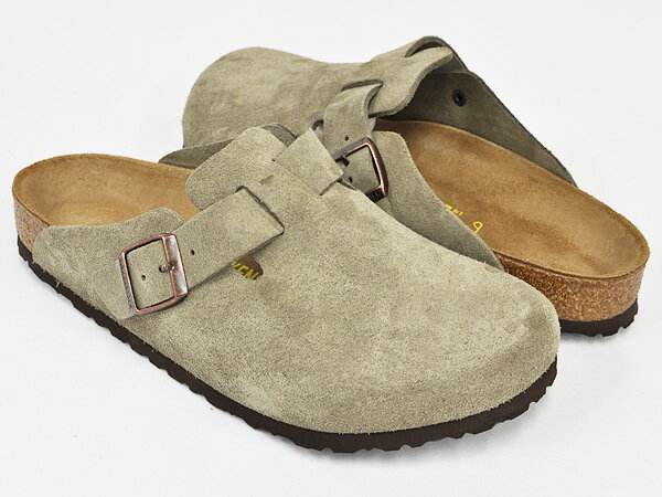 BIRKENSTOCK Boston【ビルケンシュトック ボストン】TAUPE / SUEDE【smtb-k】【ky】【レビューを書いて500円OFF!!】【期間限定53%OFF】